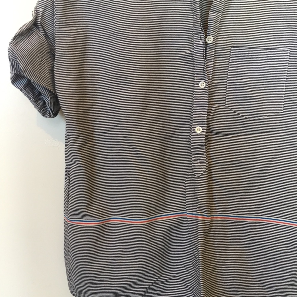 J. Crew 3/4 button-down top